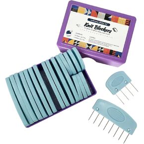 20Pcs Knit Blockers Pins Kit, Knit Blocking Combs for Crochet Knitting Blocking Board Mats, Crochet Blocking Pins for Crochet Projects Sewing Lace Needlework Projects Tool in Kuwait