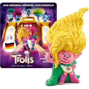 Tonies Audio Tongures for Toniebox ، Trolls Viva - معا ستارك ، اللعب الصوتي للأطفال من 5 سنوات ، وقت اللعب تقريبا. 70 دقيقة