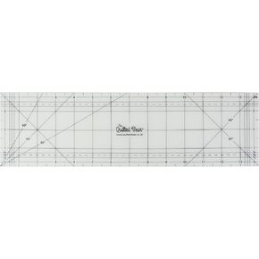 The Quilted Bear Hot Ironing Ruler - Non-Slip Ironing Quilting Rulers & Hot Hem Ruler for Sewing & Quilting, with Multiple Inch & Angle Markings, Available in a Range of Sizes (4" x 14")