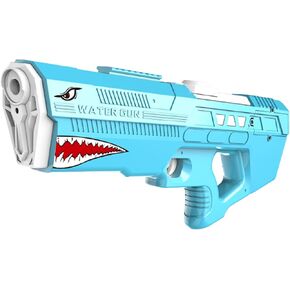 SQUIRT SQUIRT TOUY WATER GUN-بطارية تعمل بندقية قوية أوتوماتيكية تلقائيًا كبيرًا للمسدس المكبر للبالغين البالغين الأطفال الذين تتراوح أعمارهم بين 4-8-12