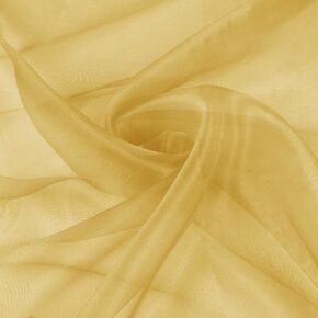Vacvelt Sheer Organza Fabric من الفناء ، 60 بوصة عريضة من الأضلاع البيضاء من القماش الزفاف الزفاف الشحوم ، لفة النسيج الحريرية لأورغا لزخارف حفل الزفاف الستار الخلفي (ساحة واحدة)