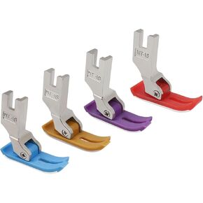 Yeqin 4 PCS Foot Non Stick Presser Foot ، Foot Tritching Crescithing Comper for Brother Modern Brother Juki Singer Machines