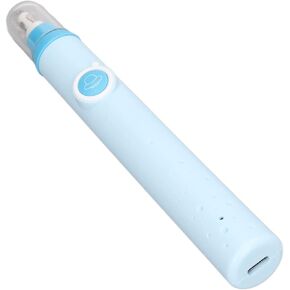 Electric Eraser Rechargeable, Blue Pen Shaped Ergonomic Design Efficient Erase Auto Eraser for Sketch