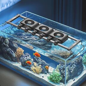 Hygger 3 Aquarium Chillers Fan وحامل واحد (لـ HG-051) ، قوس خزان الأسماك/حامل/جبل للعديد من المعجبين