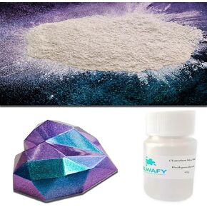 مسحوق ميكا Colorshift Chameleon ، 40g/1.41oz تأثير ميكا مسحوق الميكا لراتنج الايبوكسي ، طلاء السيارات ، الصباغ للفنون والحرف اليدوية (الأزرق الأخضر المزرق)