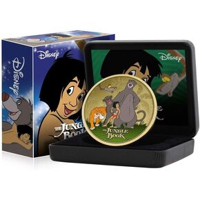 Disney Coin Collection - Disney Gifts Classics Collection Gold Coin/Medal - The Jungle Book Luxe Edition