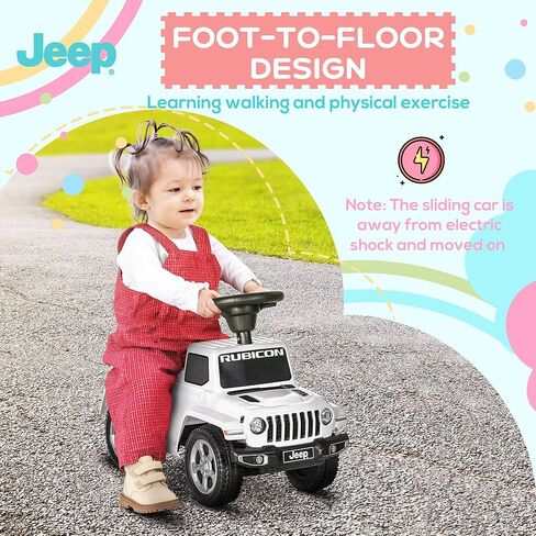 Aosom Kids Ride on Push Car, with Engine Sounds & Under-Seat Storage in Kuwait