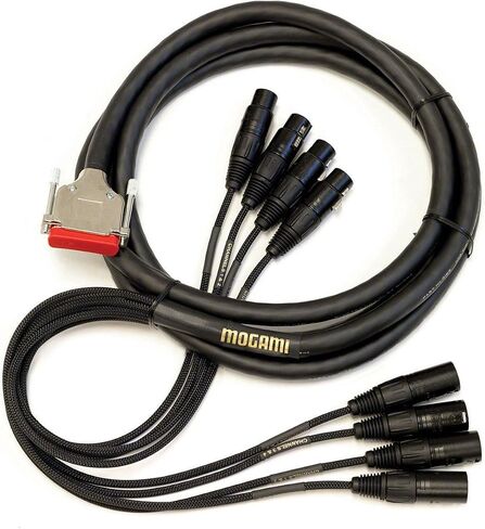 Mogami 3' Gold 8-Channel AES Tascam/Digi Format DB-25 Male to XLR Male and Female Digital Audio Cable in Kuwait