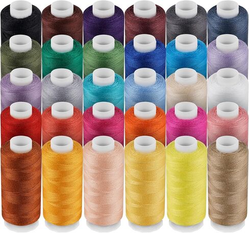 ilauke Sewing Thread, 1000 Yard per Black Sewing Thread, Polyester Thread Spools Sewing Machine Thread All Purpose Thread for Hand Quilting Thread and Sewing Machine in Kuwait