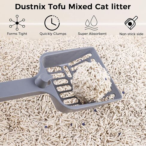 Tofu Mixed Cat Litter,Strong Clumping Cat Litters,Odor Control and Ultra Absorbent Water Bentonite Tofu Cat Litter,Dust-Free (11Pound, Original) in Saudi Arabia