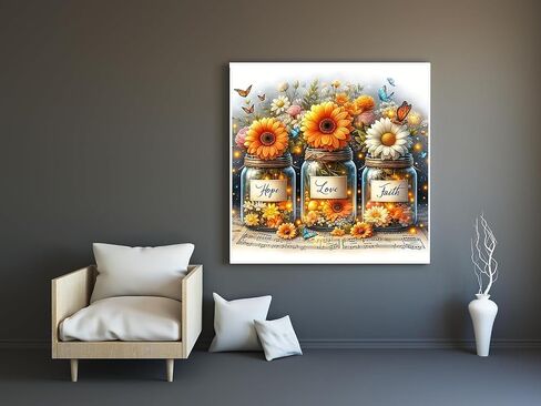 5D Diamond Painting Kits for Adults Beginners,Gnome Love Flower Diamond Art Kit,DIY Full Round Drill Diamond Dot Gem Art Kits for Adults,Home Wall Decor 11.8x11.8 Inch in Saudi Arabia