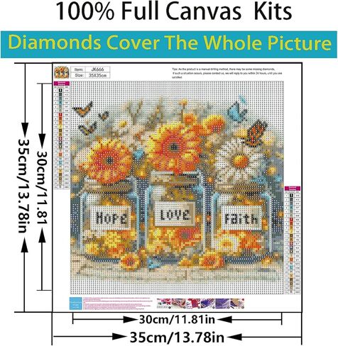 5D Diamond Painting Kits for Adults Beginners,Gnome Love Flower Diamond Art Kit,DIY Full Round Drill Diamond Dot Gem Art Kits for Adults,Home Wall Decor 11.8x11.8 Inch in Saudi Arabia
