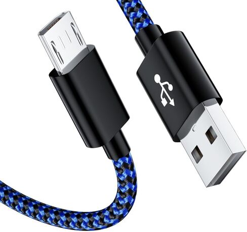 Micro USB Charging Cable 6FT Compatible with Fire HD HDX Tablet 7 8 10,Fast PS4 Charger Cord for Xbox One S/X/Elite,Playstation 4,PS4 Pro/Slim,Samsung S7/S4/J7/J3.Android Cord for Kindle,LG,HTC,Moto in Saudi Arabia