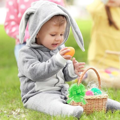 32 قطعة من أقواس السحب لتغليف الهدايا، قوس هدايا كبير مقاس 6 بوصات لحزمة الهدايا، مجموعة من الأقواس الشريطية لسلال الهدايا وديكور حفلات الزفاف وعيد الميلاد (الأحمر والأخضر) in Kuwait