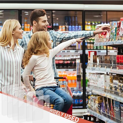 400 PCS علامات تبويب فتحة مستديرة واضحة علامات تعليق ، علامات تبويب شنقية لماشية ، علامات تبويب شنق التجزئة البلاستيكية ، شماعات اللاصقة لزجة للمتجر لبطاقات البيع بالتجزئة الحرف اليدوية عرض المجوهرات (فتحة مستديرة) in Kuwait