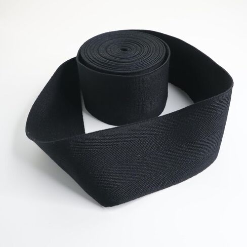 EXTEMPORE Cotton Twill Tape Ribbon Natural Beige Herringbone,Dressmaking Craft,Book Binding,Boxing Hand Wraps,Cloth-Fabric Ribbon Seam Binding Gift Wrapping,Home Decoration. (Natural, 2in 5Y) in Kuwait