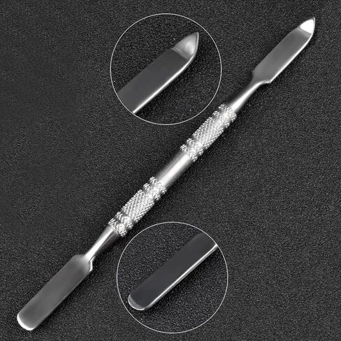2 Pcs Resin Nail Palette Nail Polish Palette Nail Art Palette with Stainless Stirring Rod (Gray and White) in Saudi Arabia