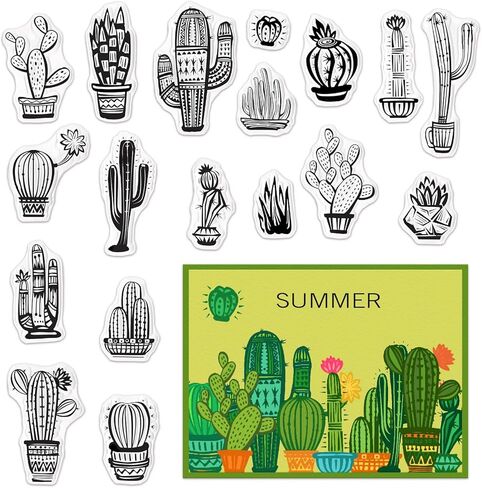 Alien UFO Clear Stamp for Card Making Constellation Astronaut Rubber Stamp Fantasy Transparent Silicone Seals for Decoupage Junk Journals Gift Card DIY Scrapbooking Album Paper Craft Supplies in Kuwait