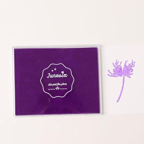 5"x4'' Large Ink Pad Washable Stamp Ink Pad for Baby Footprint Handprint (Gold Yellow) in Saudi Arabia