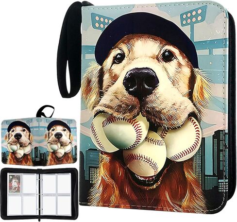Sports Card Binder 900 Pockets, Trading Card Binder 9 Pocket with 50 Sleeves Fits 900 Sport Cards, Sports Card Holder with Zipper, Football Baseball Basketball Hockey Card Collection Storage Album in Saudi Arabia
