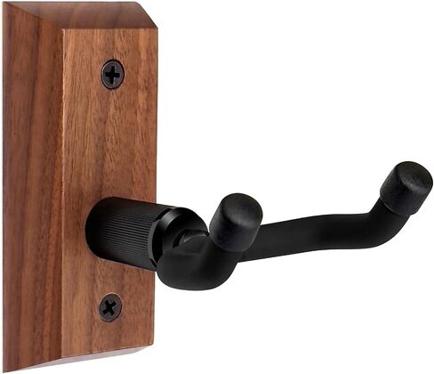 Ukulele Wall Mount Hanger, Black Walnut Hardwood Upgrade Ukulele Hanger Holder For Concert Pineapple Soprano Tenor Baritone Mandolin and Banjo, Ukulele Wall Hook For Home, Studio, Concert -Brown in Saudi Arabia