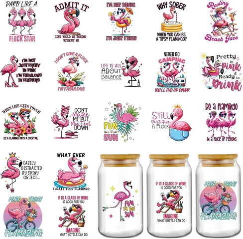 Mama UV DTF Cup Wrap - 20 Sheets Mama Is My Valentine UV DTF Tumbler لفات للزجاج 16 أوقية ، وشراب الآيس كريم ملصقات نقل ماء لزجاجة ماء مجلة القدح ديكور ديكورس عيد الأم. in Kuwait