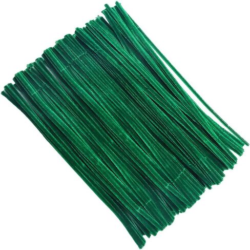 200 PCS Coll Color Clefulers Cleaners Chenille Coups Fuzzy Sticks Craft Supplies Diy Art Craft Project in Kuwait