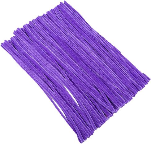 200 PCS Coll Color Clefulers Cleaners Chenille Coups Fuzzy Sticks Craft Supplies Diy Art Craft Project in Kuwait