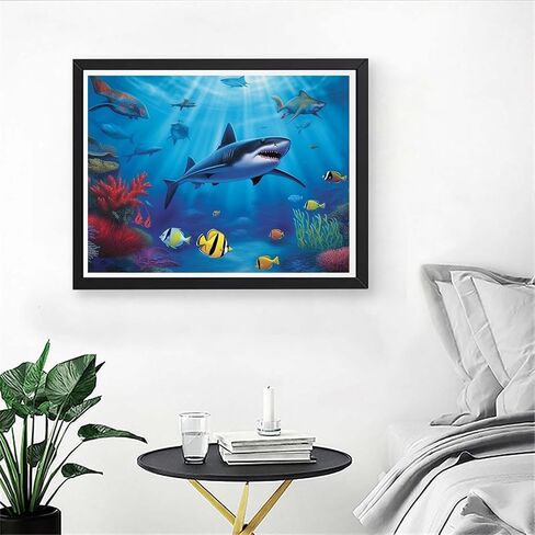 DIY 5D Diamond Art Paintings by Number kit, DIY Painting Skull 349 with Diamond Art Full Diamond Canvas Home Wall Decoration Painting 30x40cm (12x16 inches) in Saudi Arabia