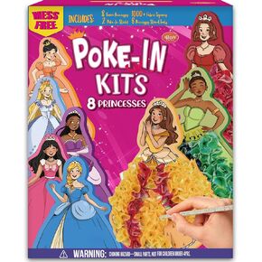 Atfunshop Poke in Kits Princesses Crafts Gift for Girls 4 5 6 7 8 9 9 year