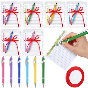 Eersida 12 Pack 2025 Teacher Appreciation Gifts Bulk End of Year Gifts for Teachers from Students Include Ballpoint Pens and Self Adhesive Notepads Named for Class of 2025 Graduation Party Thank You