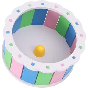 Popetpop Hamster صامت لعبة Running Wheel Toys Interactive Roller Track Toy Hamster Exercise Hamster Exercise That Toy toy to to to to to to to hamster hedgehog hamst