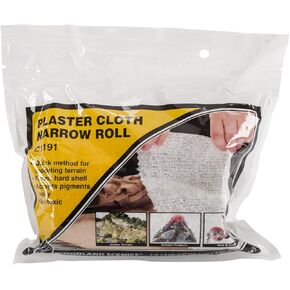Woodland Scenics Plaster Cloth Roll 4-inch x 180-inch, Transparent