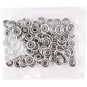 Silver Metal Snap Button Kit Fastener Pliers Tool Kit Snap Pliers Simple Operation No Sewing Stainless Steel Snap Fastener Plier Clothes Quilt Fixer Buckle Buttons Set for Sewing Crafting Fasteners