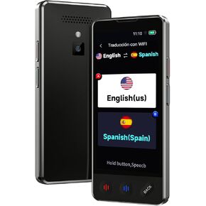 AI Language Translator Device, 2025 Upgraded Translator No WiFi Needed, Support ChatGPT, Voice Instant Two-Way 138 Language Translator, Offline/Recording/Photo Translation for Business Travel