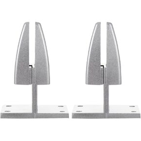 2pcs Desk Divider Clamp Office Desk Partition Clip for Glass Baffle for Home and Office Use Reduces Workplace Disturbances