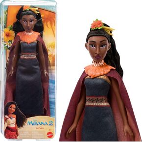 Mattel Disney Moana 2 Matangi Fashion Doll مع 3 ملحقات ، ملابس قابلة للإزالة مع Cape ، وقطعة الرأس ، وقطعة الكتف والكرات ، مستوحاة من الفيلم