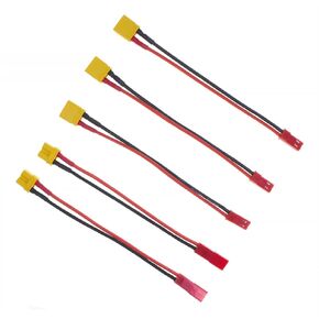 XT30 Plug to JST Connector XT30 JST Adapter Male Female 20AWG 10CM Silicone Cable Wire for RC FPV ESC Speed Controller Lipo Battery Charging