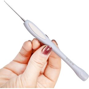 Sensepeak Crochet Hook Set من 6 حزمة ، 1.8 مم 2.0 مم 2.5 مم 3 مم 3.5 مم 4 ملم من الفولاذ المقاوم للصدأ الفولاذ المقاوم للصدأ صغير خطاف الكروشيه مدخل للأيدي المفاصل ، هدايا عيد الأم للأم