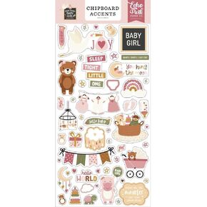 Special Delivery Baby Girl 6x13 Chipboard Accents