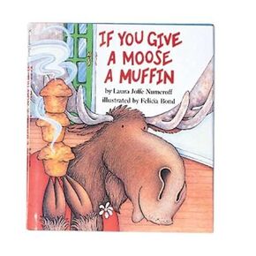 Constructive Playthings HR-24 "If You Give A Moose A Muffin" Book