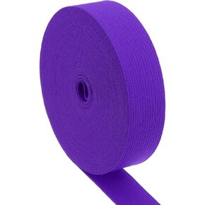 PATIKIL Sewing Elastic Bands 1" x 11 Yards, High Elasticity Elastic Cord Flat Stretch Strap Knit Elastic Spool for Sewing Clothes Waistbands Pants Waist, Dark Purple