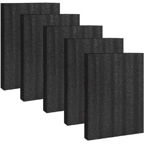 2 Pcs Black Polyurethane Foam Sheet,16x12x1 Inch Cuttable Foam Padding Pad for Packing and Crafts,Toolbox Storage.
