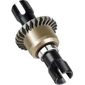 Hosim 1: 8 1:10 RC Car Car Gear Differial Diff Gears الترقية الملحقات الصلب Chrome ، وترقية قطع الغيار RC الفوارق F28-CS01 لـ HOSIM X07 X07W X08 X15W X17 X25 X27