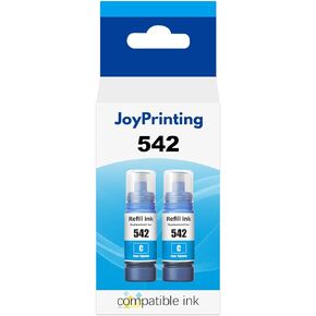 542 Black Ink Compatible for Epson 542 Ink Refill Bottles T542 Ink Work for ET-5800 ET-5850 ET-5880 ET-5150 ET-5170 ET-5180 ET-16600 ET-16650 ST-C8000 ST-C8090 Printer (2 x Pigment Black)