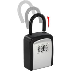 Keybox-قفل ميكانيكي آمن للمنزل والمكتب ، تصميم متين ومقاوم للطقس ، إدارة مفتاح فعالة ، وصول للطوارئ ، وتركيب سهلة مثبتة على الحائط