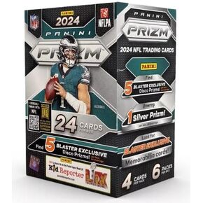 2024 Panini Prizm Football Blaster Box (24 Cards/Box) (Disco) Look for Williams, Daniels, Maye, Nix, Penix, McCarthy Rookies!