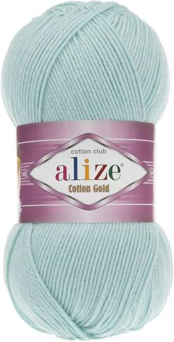 55% Cotton 45% Acrylic Alize Cotton Gold Yarn 1 Skein/Ball 100 gr 360 yds (33-Candy Pink) in Saudi Arabia