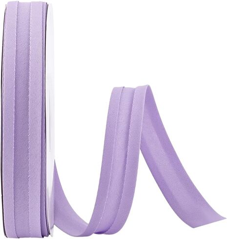 PH PandaHall 27 Yards Double Fold Bias Tape, 3/4 inch Bias Binding Purple Polycotton Bias Binding Tape Hemming Ribbon Continuous Bias Tape DIY Garment for Craft Sewing Seaming Hemming Piping Quilting in Kuwait