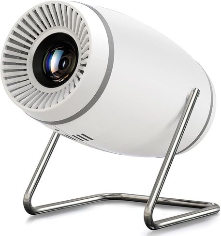 جهاز عرض صغير مع WiFi و Bluetooth ، Portable Projector 4K 1080p دعم ، Focus Auto Focus ، 120 '' شاشة عرض متوافق مع HDMI/USB/الهاتف الذكي/الكمبيوتر/الكمبيوتر المحمول in Kuwait